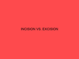 Incision vs. Excision: What's the Difference? - Main Difference